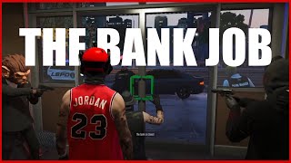 GTA 5 Roleplay  Bank Job fail with multiple failed custody breakouts [upl. by Adnihc]