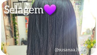 Selagem💜 susanahair selagem passoapasso cadiveu lisoperfeito cariacicaes [upl. by Lamberto]