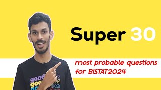 BITSAT 2024  Most probable Questions  super 30  S4 [upl. by Shirline]