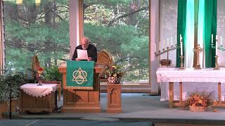 Sunday Worship Service  October 8 2023  quotPauls Sermon at the Areopagusquot with Rev Terry Muck [upl. by Aninahs]