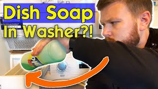 Can You Use Dish Soap in the Washer Some better alternatives [upl. by Odoric]