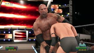 WWE 2K23 PS5  Goldberg finally meets Gillberg Gameplay [upl. by Jurkoic]