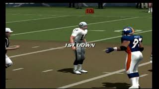 NFL Gameday 2004 Broncos vs Raiders [upl. by Tonnie603]