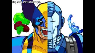 Marvel vs Capcom King Aures vs dhumba [upl. by Neelyad]