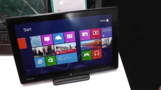 Toshiba WT310 116 Zoll Windows 8 Pro Tablet Hands On  Deutsch [upl. by Llenyl332]