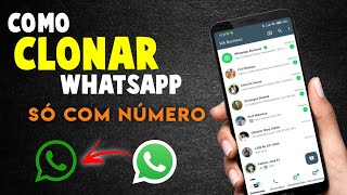 Como CLONAR Whatsapp só com NÚMERO ATUALIZADO 2024 [upl. by Irrahs889]