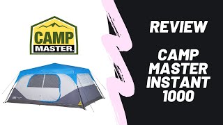 Campmaster Instant Cabin 10 Person  REVIEW [upl. by Jorrie409]