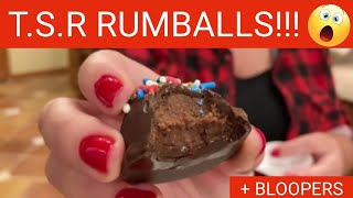 CHOCOLATE RUMBALL RECIPE WITH BLOOPERS [upl. by Lunn]