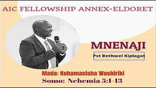 23062024  AIC FELLOWSHIP ANNEX  ELDORET KISWAHILI ONLINE SERVICE [upl. by Yenroc]