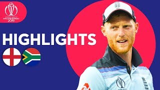 Stokes Stars In Opener  England vs South Africa  Match Highlights  ICC Cricket World Cup 2019 [upl. by Nhojleahcim851]