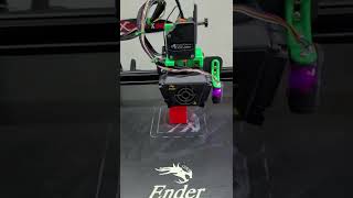 The first test print  direct drive  Red Lizard V5 Pro V6 Hotend install in progress  ender 3 max [upl. by Aillimat]