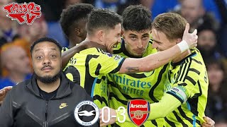 Brighton 03 Arsenal  Troopz Match Reaction  60 MILLION DOWN THE DRAIN KAI HAVERTZ SCORES AGAIN [upl. by Selym]