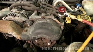 How To Find and Repair AC Leaks  EricTheCarGuy [upl. by Eivlys]