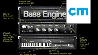 FREE VSTAU bass ROMpler DopeVST Bass Engine CM [upl. by Ernestus]