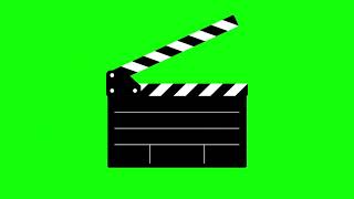 Clapper Board Green Screen Effect  No Text  No Copyright [upl. by Percival402]