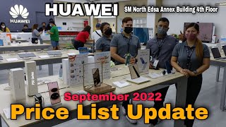 Huawei Price List Update September 2022 Huawei Mate Xs 2 Nova 9 9 SE Y90 Y70 P50 P50 Pro [upl. by Swift810]