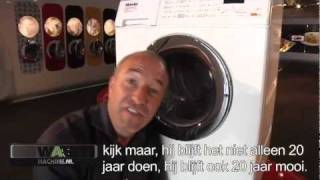 Miele Supertronic wasmachine Miele W5000 wasautomaat Bekijk video [upl. by Gnus]