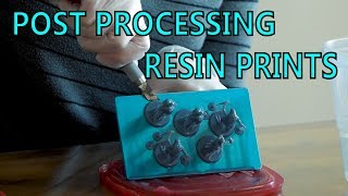 How To Post Process Resin Prints [upl. by Einaffyt]