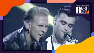 Bros  I Owe You Nothing live at The BRIT Awards 1989 [upl. by Leimad]