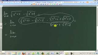 Límites indeterminación infinito menos infinito Caso 3 Matemáticas 2º Bach TC Academia Usero [upl. by Orofselet]