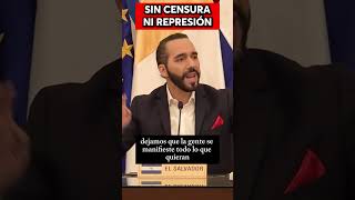 Bukele lo deja claro En El Salvador no se calla a nadie es un país libre elsalvador nayibbukele [upl. by Darbee199]