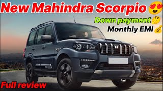 New Mahindra Scorpio s11classic 😍on road price down payment monthly EMI full review Scorpio s11 [upl. by Rosenzweig]