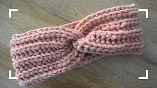 ❤️ STIRNBAND MIT TWIST HÄKELN  mit Patentmuster  für Anfänger geeignet [upl. by Meenen]