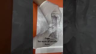 Marbling with Cernit translucent clay 🫶diy polymerclay craft cernit handmade [upl. by Nyrmak]