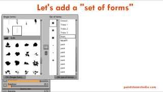Paintstorm Studio  quotSet of formsquot overview [upl. by Eudora]