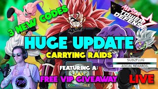 ASTD HUGE UPDATE SOON  FREE VIP GIVEAWAY  CARRYING RAIDS  All Star Tower Defense  Roblox [upl. by Grinnell]