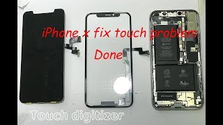 how to fix oled iPhone x touch problem 100iphone x oled Touch problem fix [upl. by Imelida]