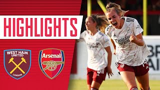 HIGHLIGHTS  West Ham 19 Arsenal  Jill Roord with another hattrick [upl. by Lorn]