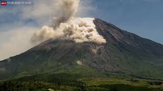 May 13 2023 Pyroclastic flow caught on camera at Semeru Volcano [upl. by Hendrick150]