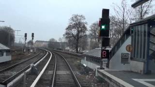 Führerstandsmitfahrt SBahn Berlin Pankow  Flughafen Schönefeld [upl. by Ellette116]