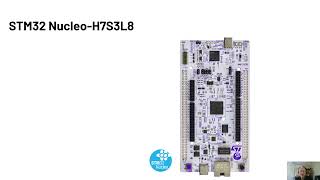 Placa de desenvolvimento STM32 NucleoH7S3L8 [upl. by Eidolem]