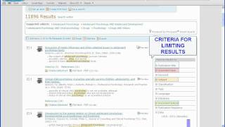 PsycINFO Tutorial [upl. by Nirrep]