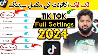 TikTok ForYou Settings 2024  Tiktok Settings  Tiktok ForYou Trick 2024  Gow on TikTok in 2024 [upl. by Aubrie]