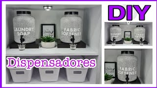 Dispensadores para jabón  dispensadores de líquidos  Decoracion para lavandería [upl. by Orianna]