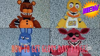 how to get glory days badge in fnaf original trilogy rp [upl. by Nayk]