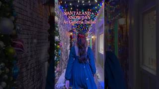 Santaland  Snowday at Galleria Dallas [upl. by Colb]