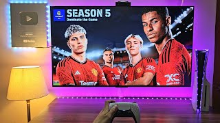 Efootball 2024 Season 5 New Update PS5 Gameplay [upl. by Kirshbaum]