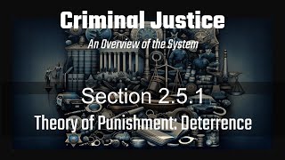 Section 251 Theory of Punishment Deterrence [upl. by Cartwright]