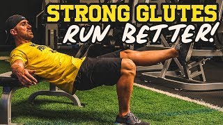 5 Exercise Glute Workout for Runners Get STRONG Run FAST [upl. by Ahsyle356]