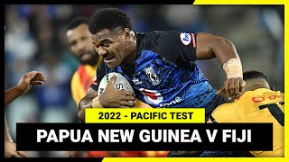 Papua New Guinea v Fiji  Full Match Replay  Pacific Test 2022  Internationals [upl. by Alletnahs131]