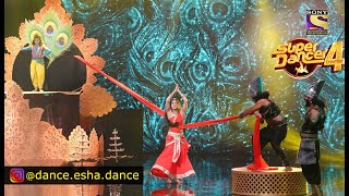 Performance  Esha Mishra amp Sonali  Dropdi Vastra Haran Katha  Mahabharat  Super Dancer 4 Sony TV [upl. by Bolan]