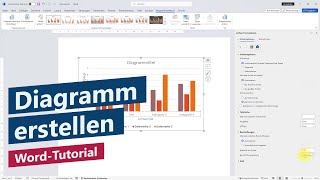 Diagramm erstellen und anpassen – WordTutorial [upl. by Ariek]