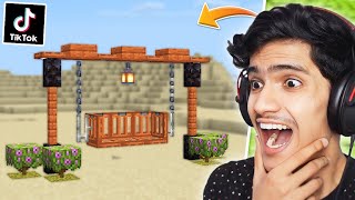 Trying Viral Minecraft Tiktok Hacks Part 29 [upl. by Clarise]