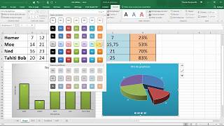 Les graphiques avec EXCEL  Formation Office facile [upl. by Annayhs]