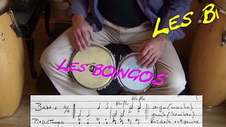 Entrainement et exercices pour Bongos et Congas  en Français [upl. by Lange776]