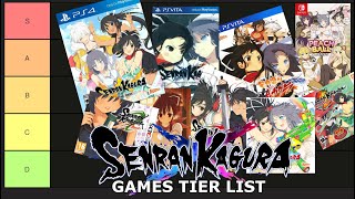 Senran Kagura Games Tier List [upl. by Laehcym]